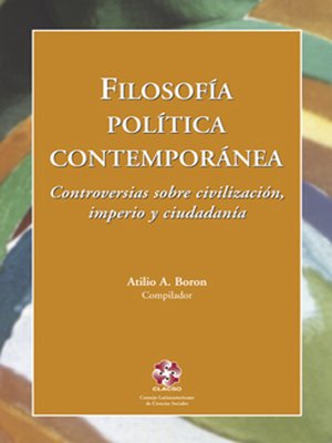 cover image of Filosofía Política Contemporánea